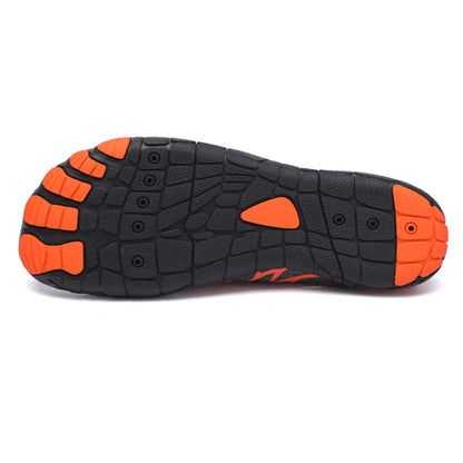 ZERO Zenith Midnight Series Orange Black barefoot shoe outsole tread