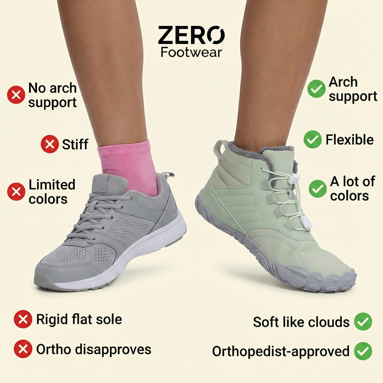 GlacialTread - Waterproof Winter Barefoot Shoe