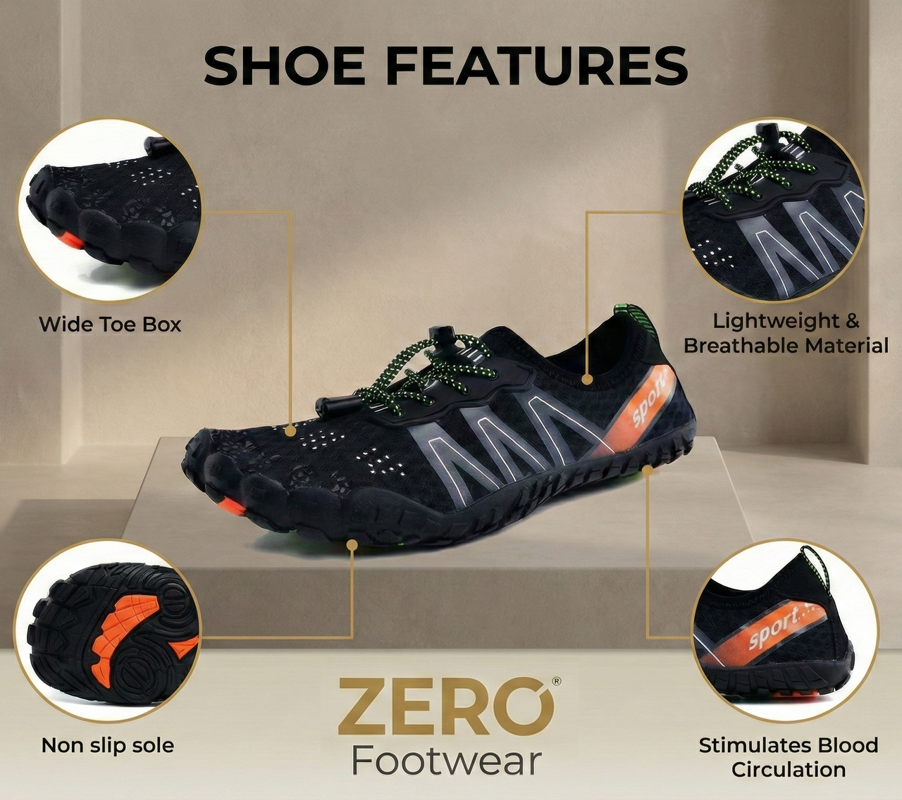 Maven - Balance & Traction Barefoot Shoes