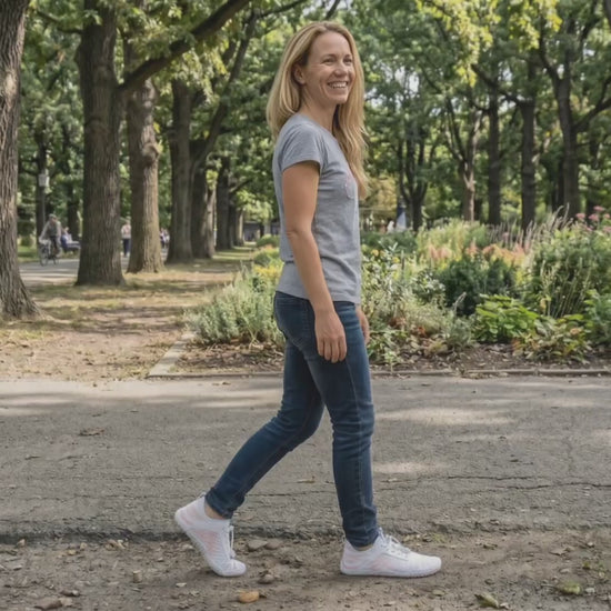 ZERO Zenith Original zero drop sole reduces pain and pressure, keeps you grounded and balanced while walking