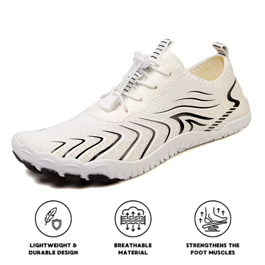 ZERO Catalyst Pro barefoot shoe in White: lightweight and durable, breathable material, strengthens the foot muscles